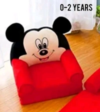 Trendy Unisex Soft Toys kids sofa cum bed - 0-2 Years, Red, 31576504, Sofa Cum Bed, Pack Of 1